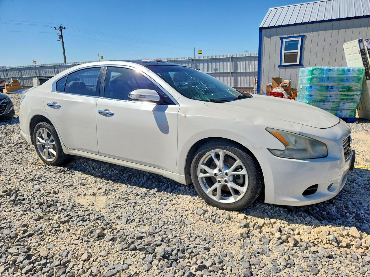 2012 Nissan Maxima 3.5 S White vin: 1N4AA5AP4CC857621