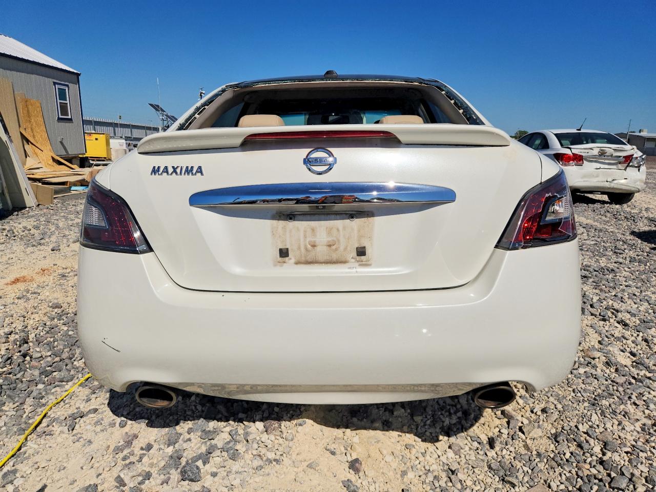 2012 Nissan Maxima 3.5 S White vin: 1N4AA5AP4CC857621