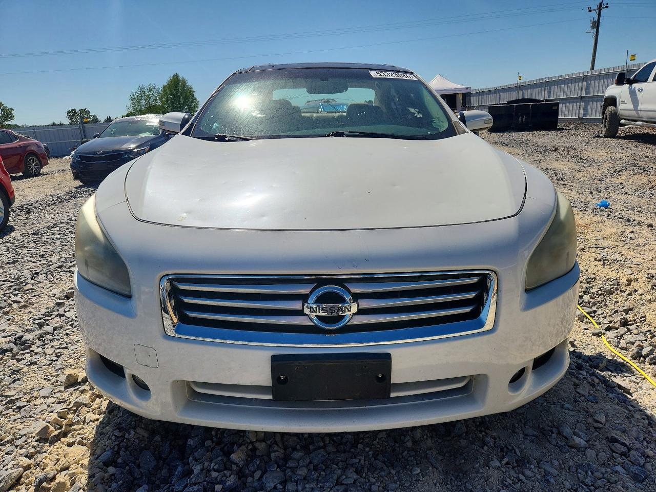 2012 Nissan Maxima 3.5 S White vin: 1N4AA5AP4CC857621