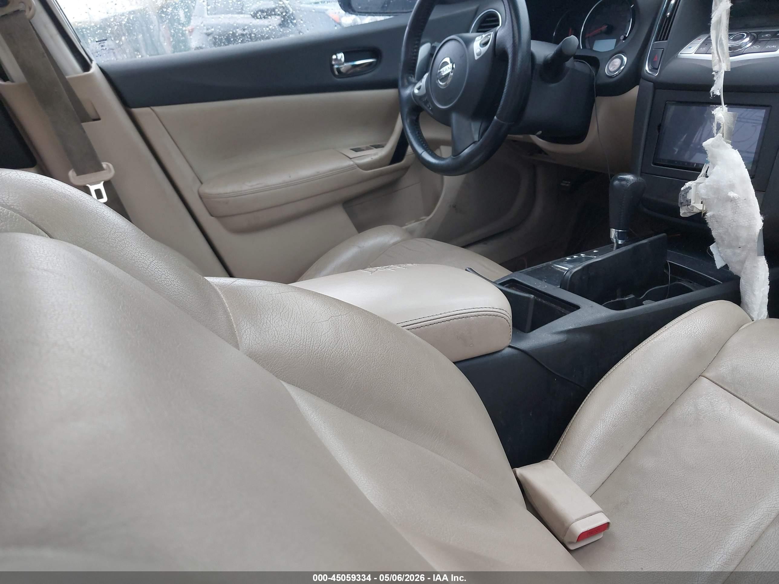 2012 Nissan Maxima 3.5 S White vin: 1N4AA5AP4CC858669
