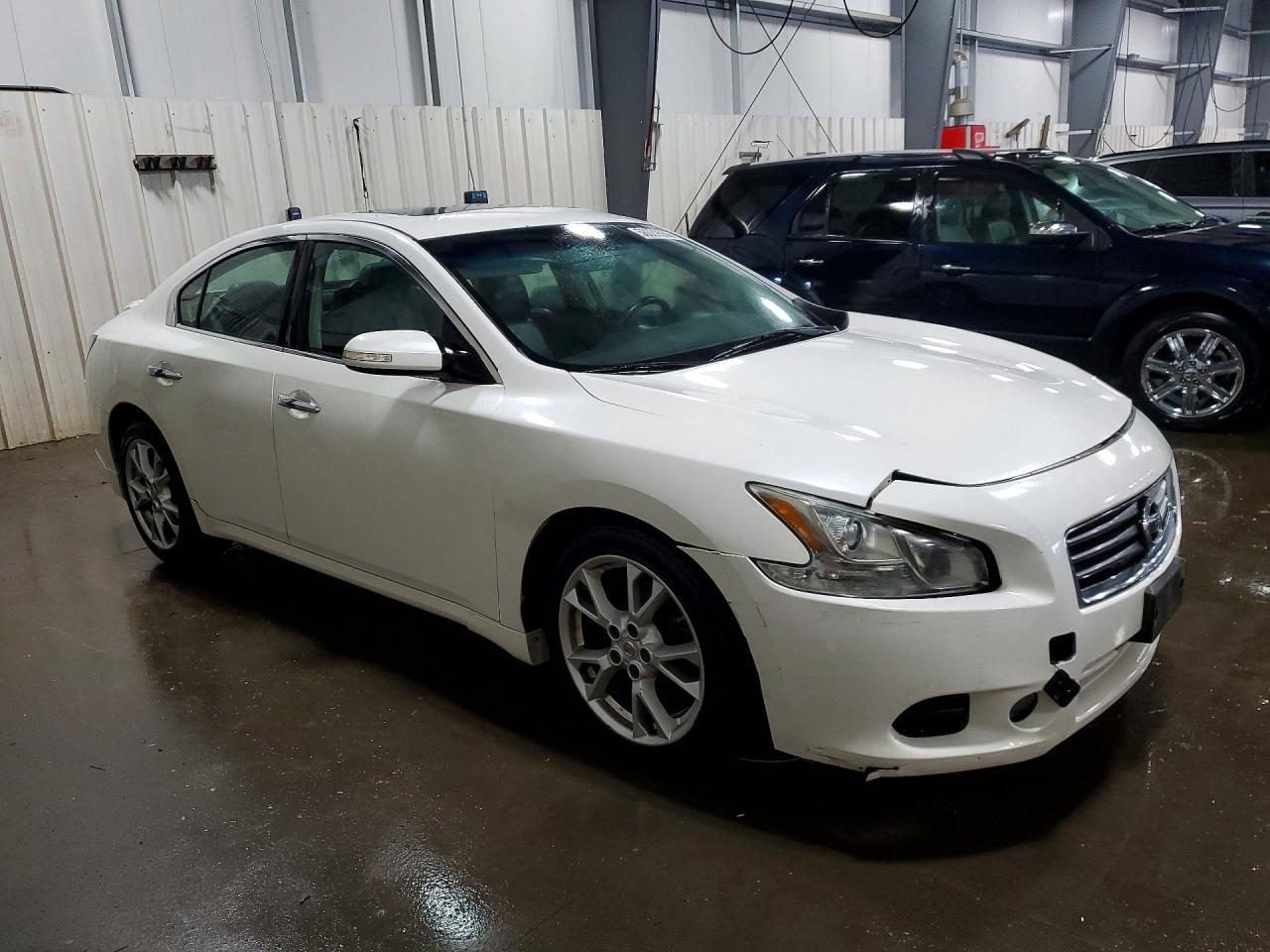 2012 Nissan Maxima 3.5 S Белый vin: 1N4AA5AP4CC861460