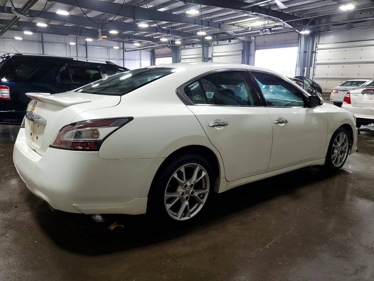 2012 Nissan Maxima 3.5 S Белый vin: 1N4AA5AP4CC861460