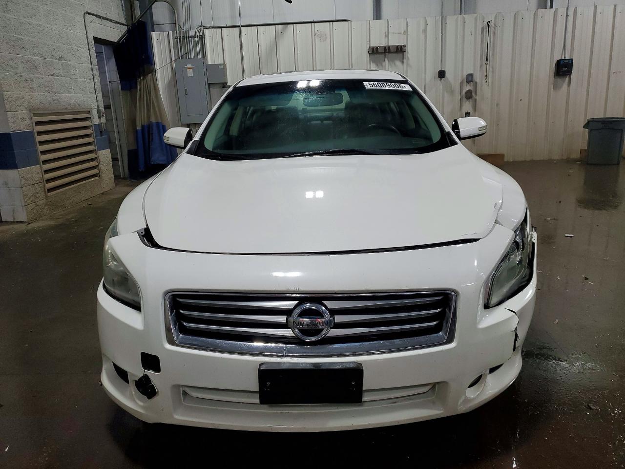 2012 Nissan Maxima 3.5 S Белый vin: 1N4AA5AP4CC861460