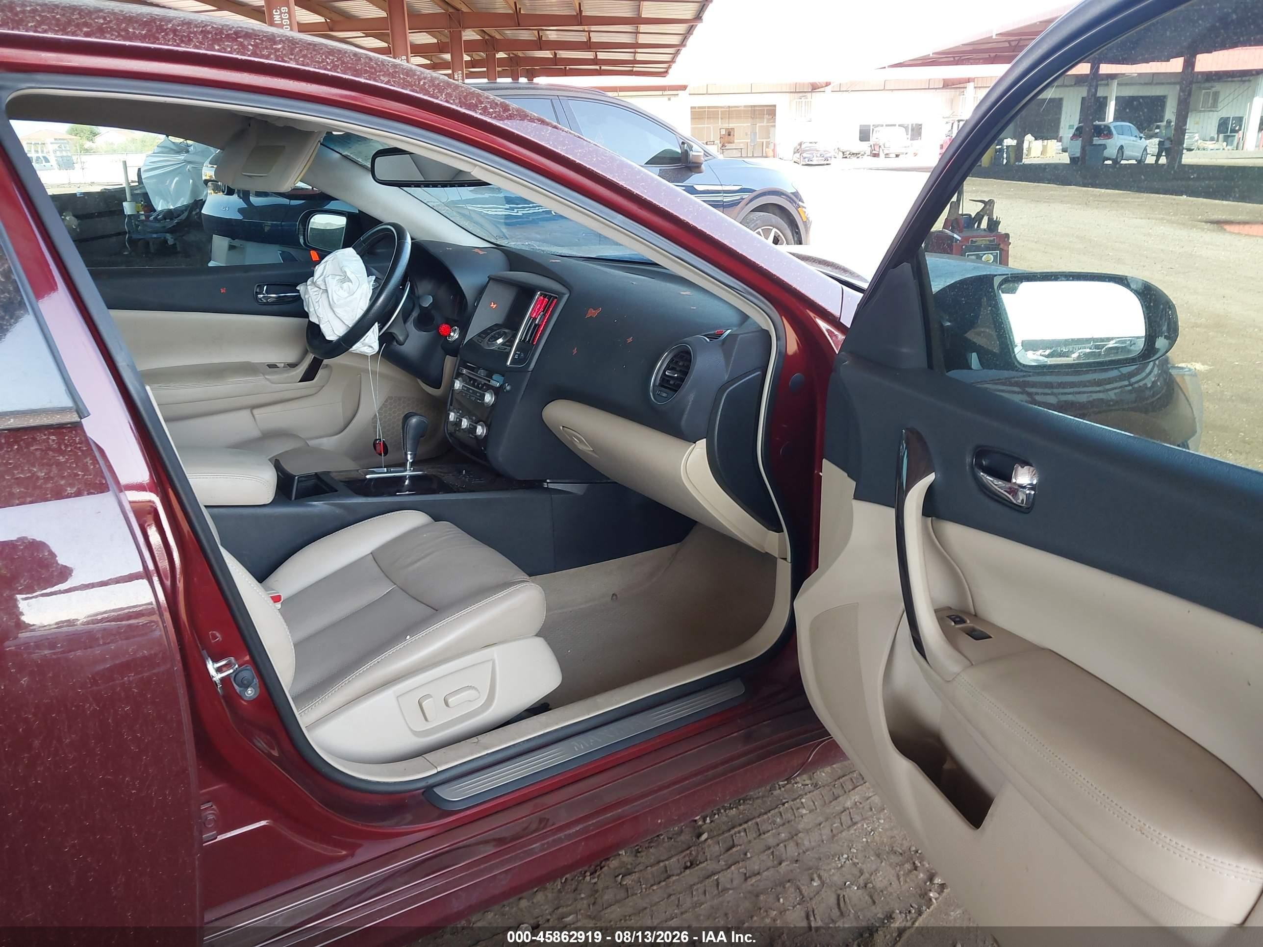 2012 Nissan Maxima 3.5 Sv Purple vin: 1N4AA5AP4CC864133