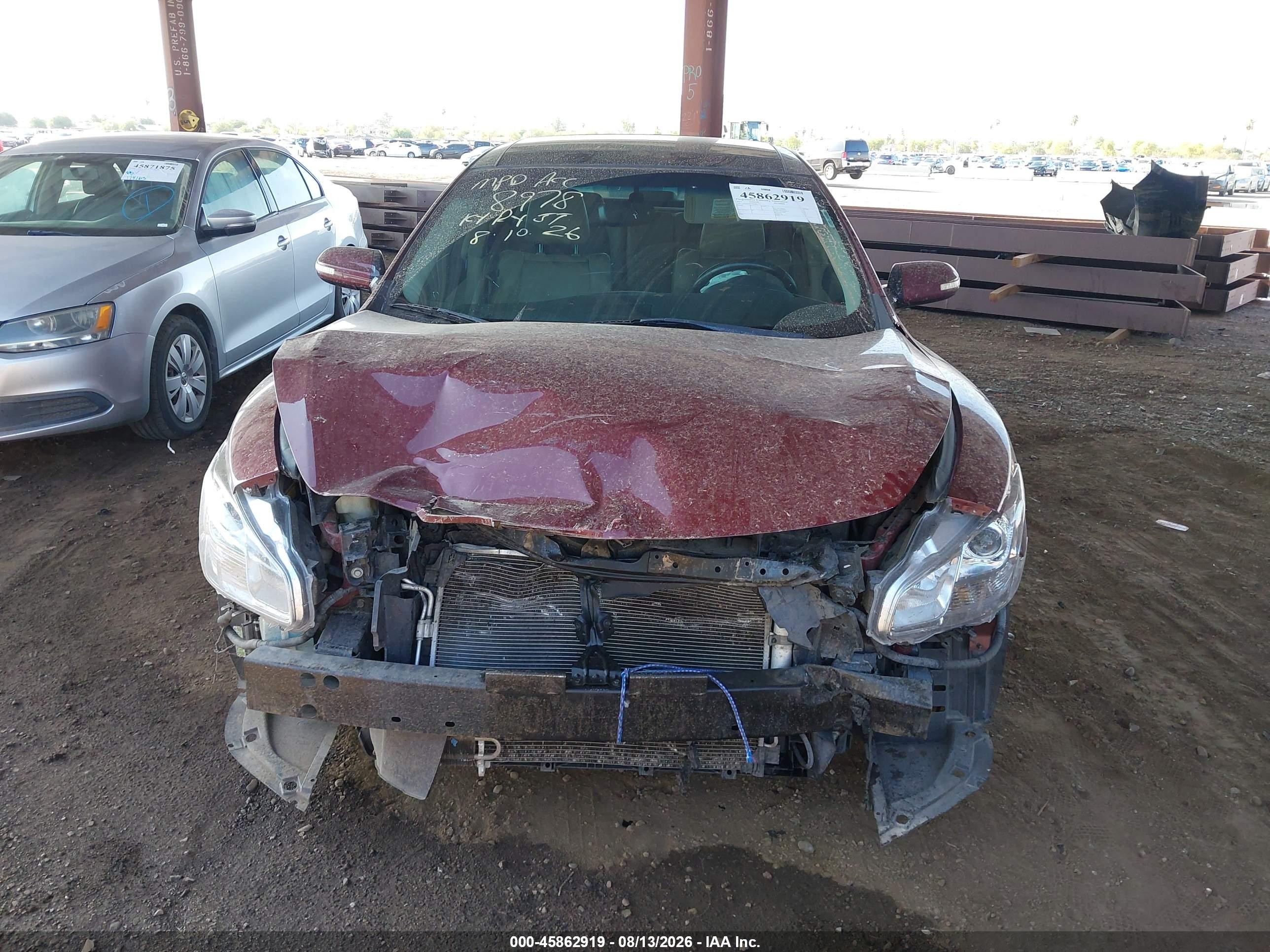 2012 Nissan Maxima 3.5 Sv Purple vin: 1N4AA5AP4CC864133