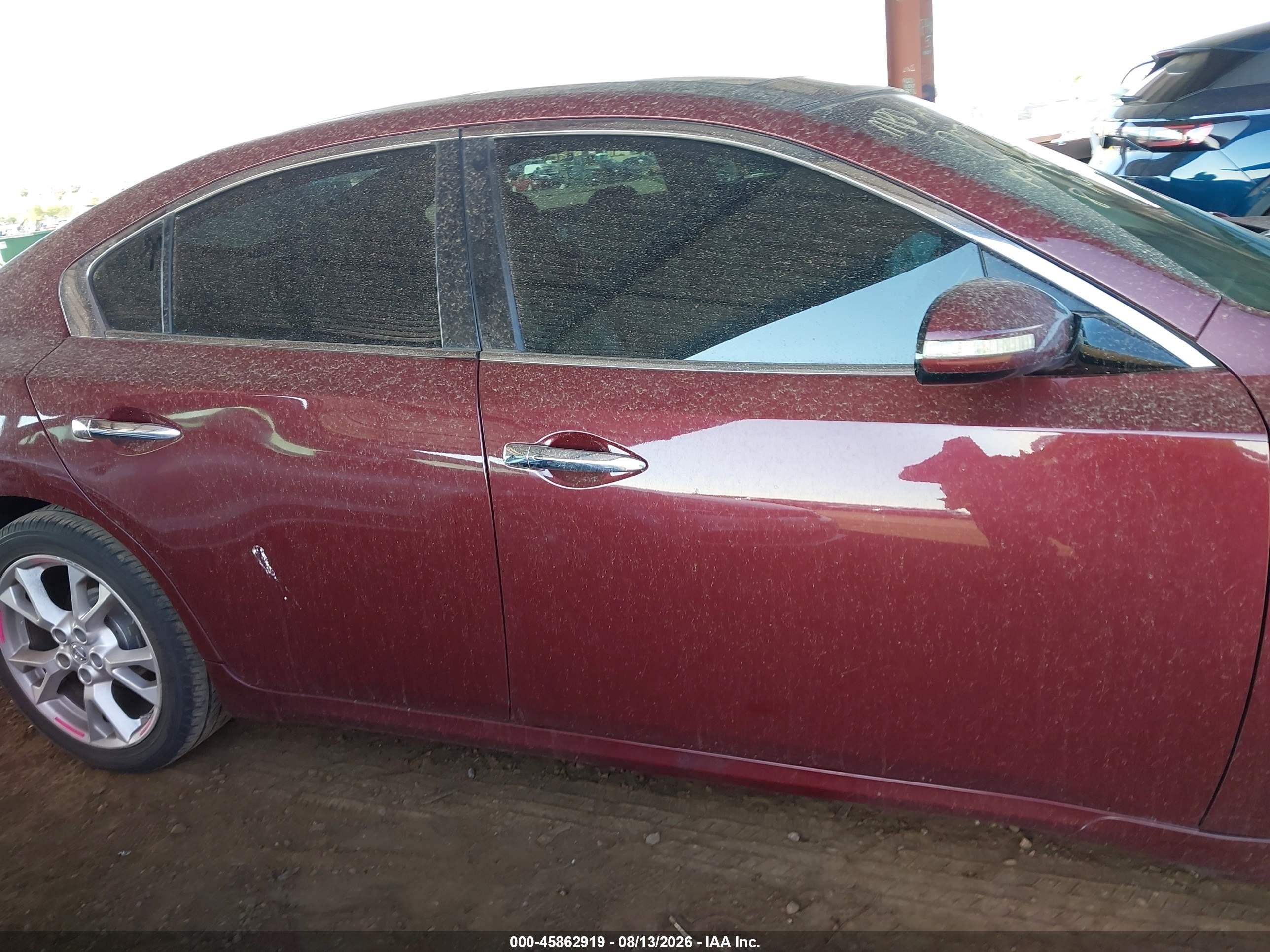 2012 Nissan Maxima 3.5 Sv Purple vin: 1N4AA5AP4CC864133