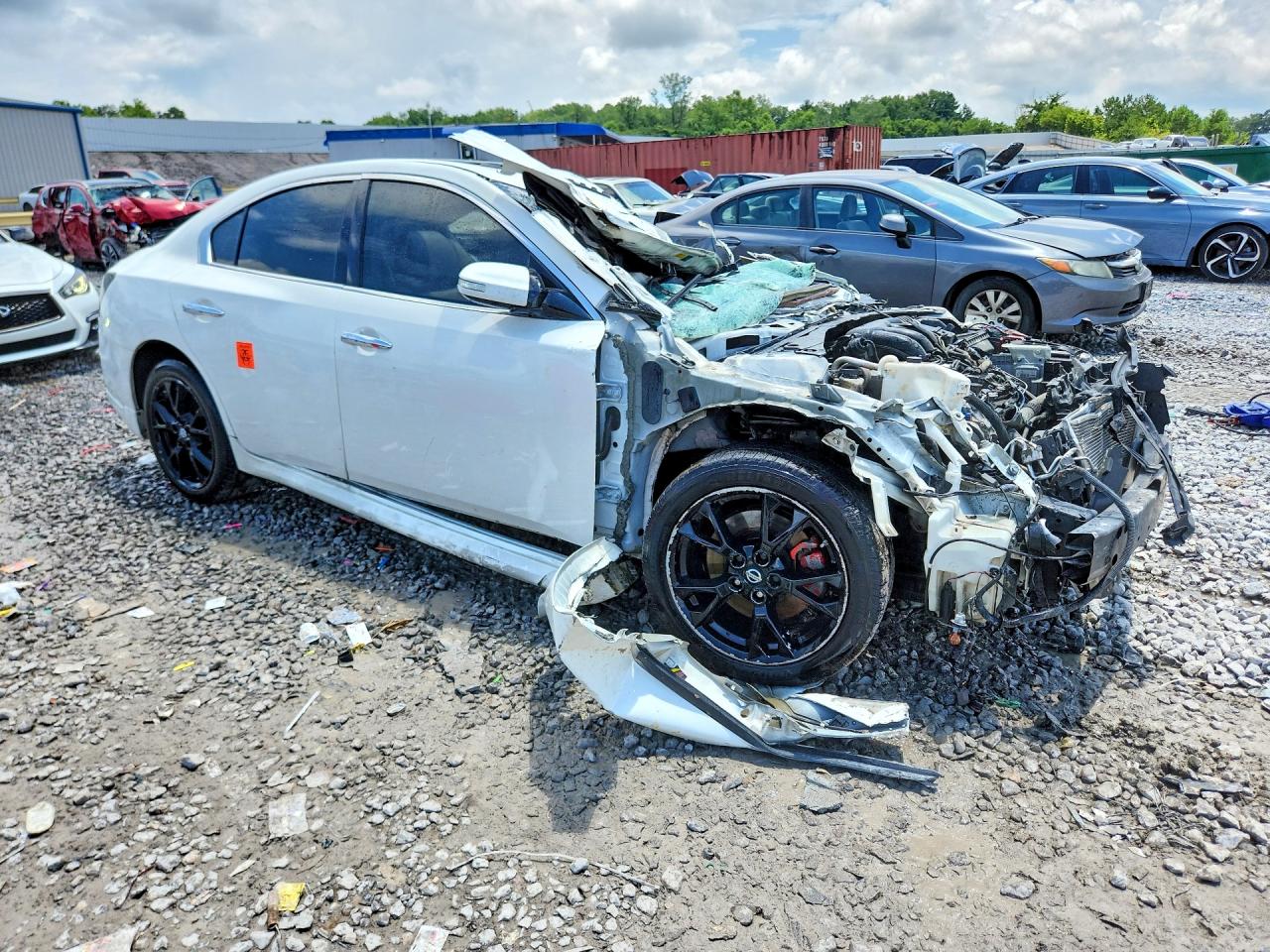 2012 Nissan Maxima 3.5 S White vin: 1N4AA5AP4CC868361