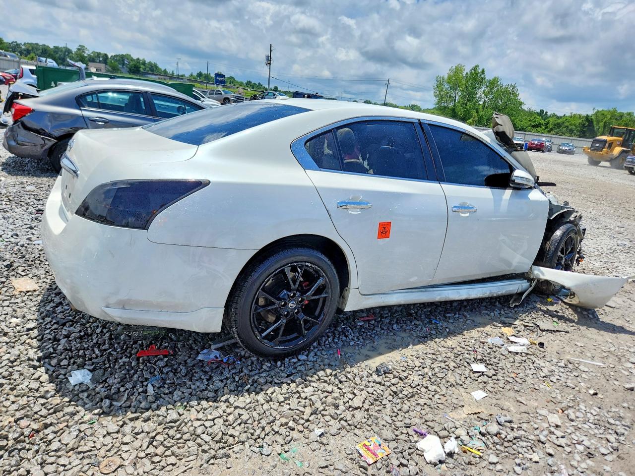 2012 Nissan Maxima 3.5 S White vin: 1N4AA5AP4CC868361