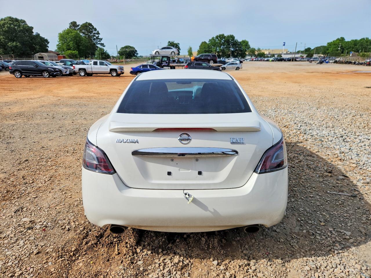 2012 Nissan Maxima 3.5 S White vin: 1N4AA5AP4CC870353