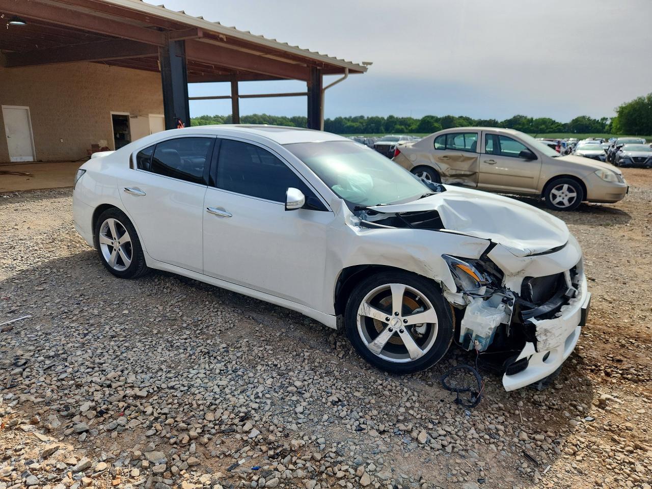 2012 Nissan Maxima 3.5 S White vin: 1N4AA5AP4CC870353