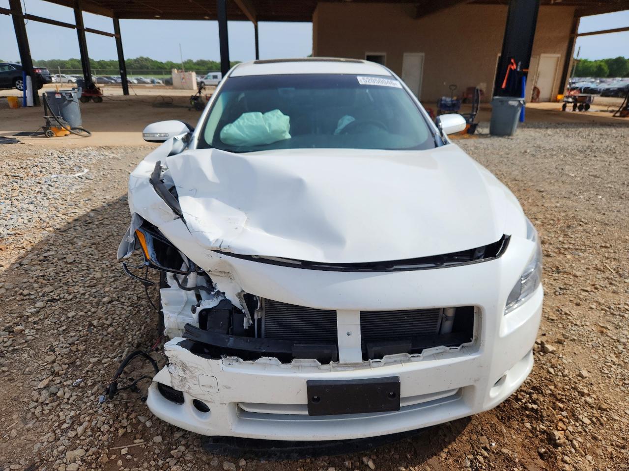 2012 Nissan Maxima 3.5 S White vin: 1N4AA5AP4CC870353