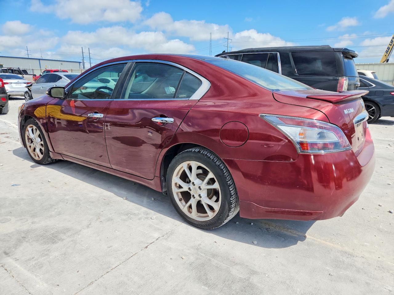 2013 Nissan Maxima 3.5 Sv Темно-бордовый vin: 1N4AA5AP4DC805245