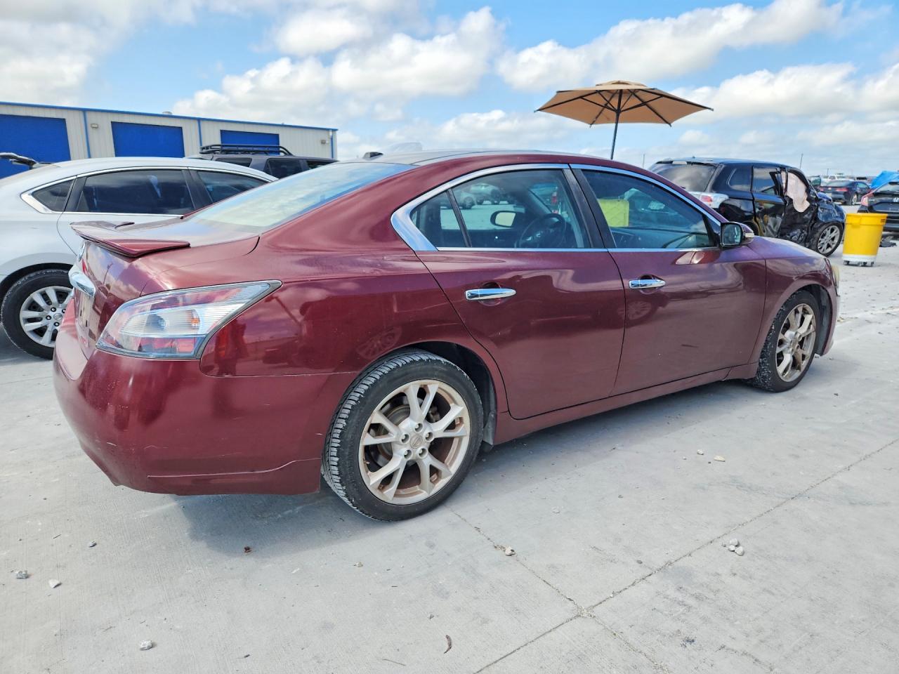 2013 Nissan Maxima 3.5 Sv Темно-бордовый vin: 1N4AA5AP4DC805245
