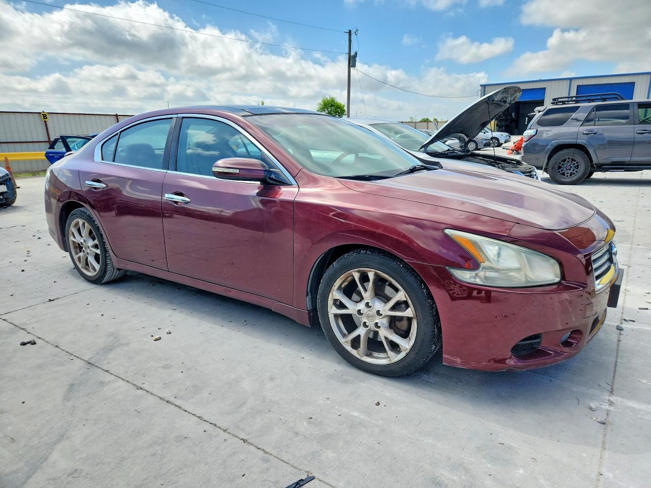 2013 Nissan Maxima 3.5 Sv Темно-бордовый vin: 1N4AA5AP4DC805245