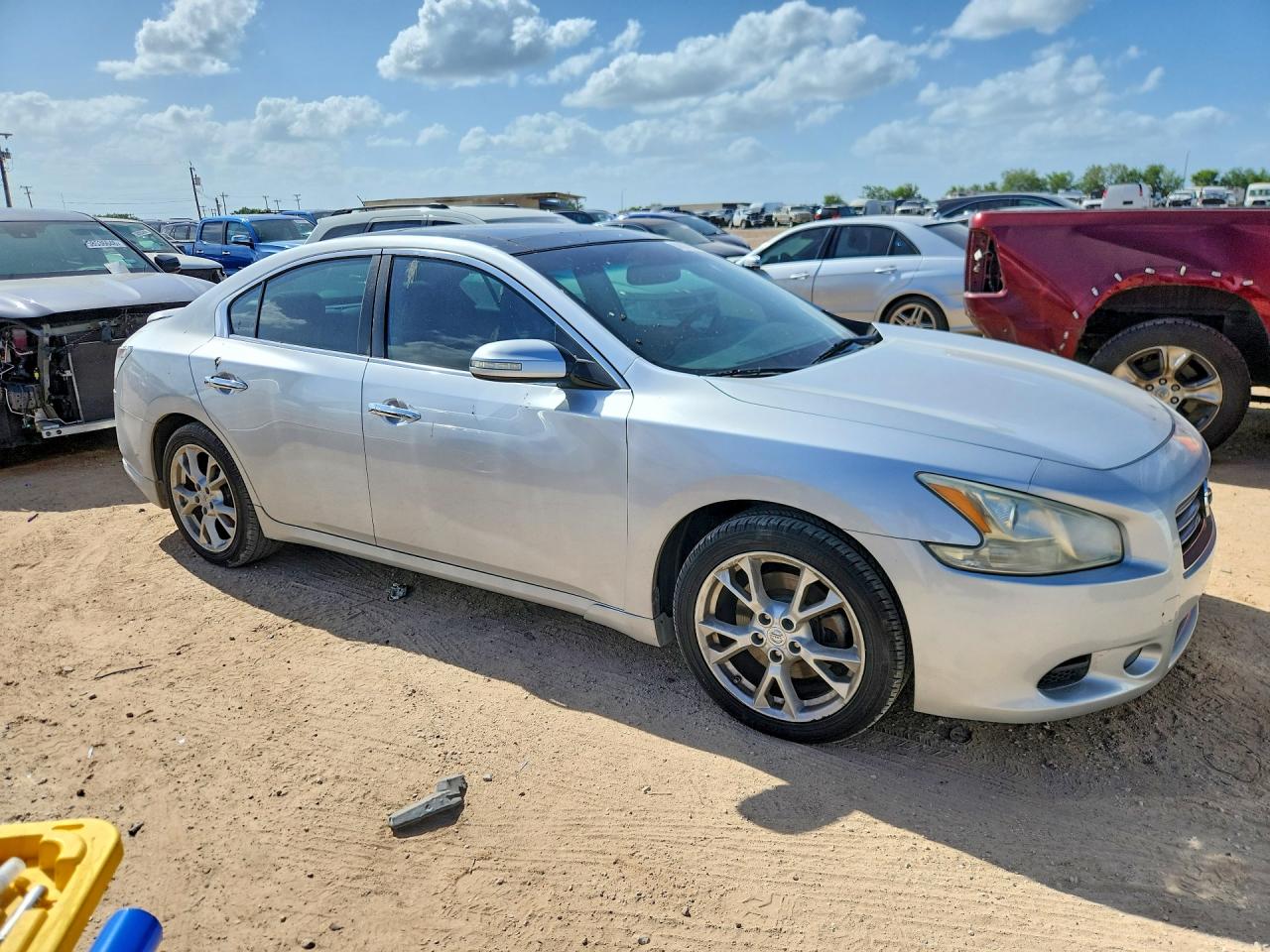2013 Nissan Maxima 3.5 S Silver vin: 1N4AA5AP4DC806055