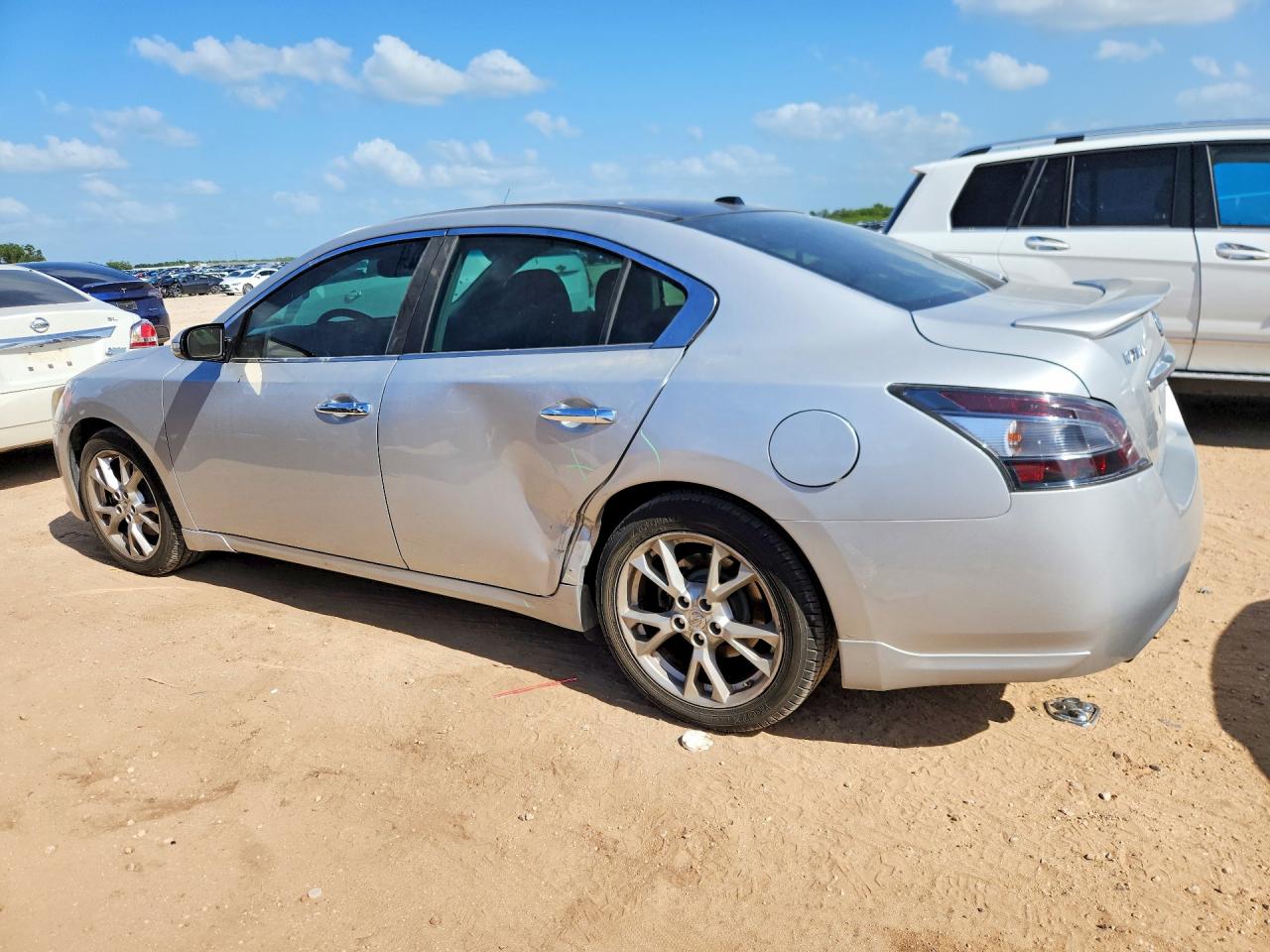 2013 Nissan Maxima 3.5 S Silver vin: 1N4AA5AP4DC806055