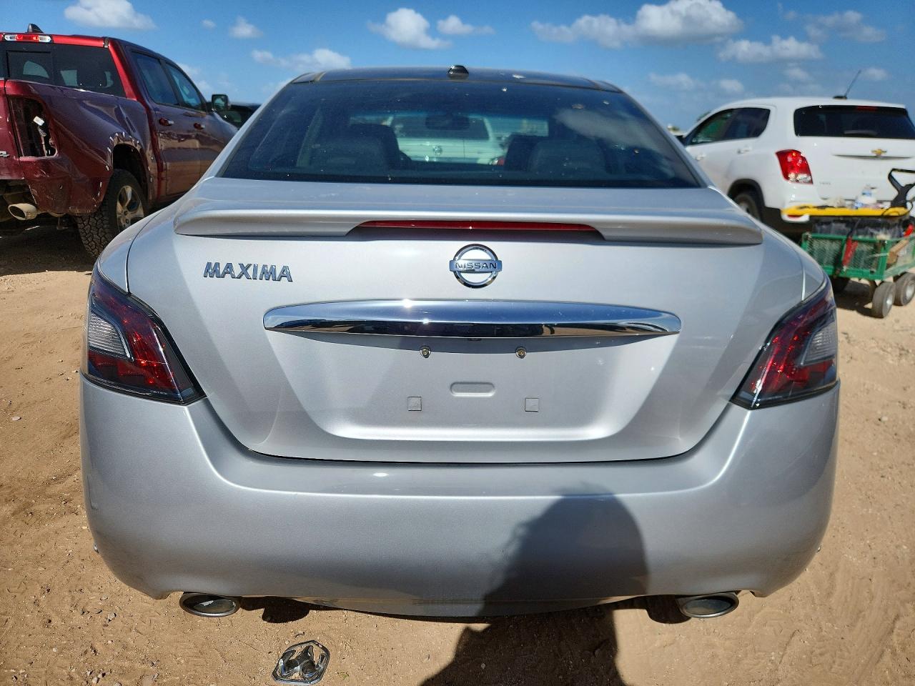 2013 Nissan Maxima 3.5 S Silver vin: 1N4AA5AP4DC806055