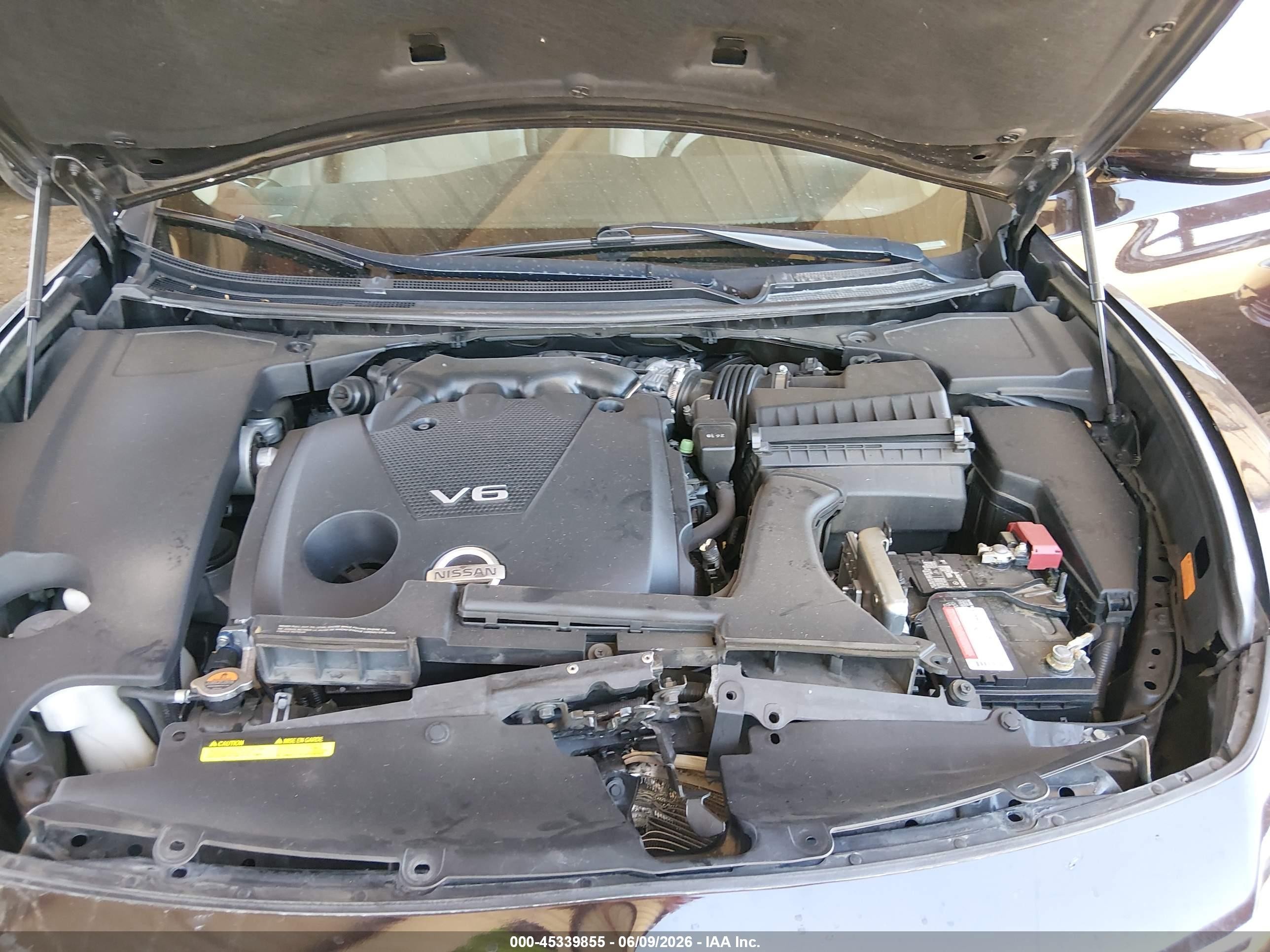 2013 Nissan Maxima 3.5 Sv Black vin: 1N4AA5AP4DC810204