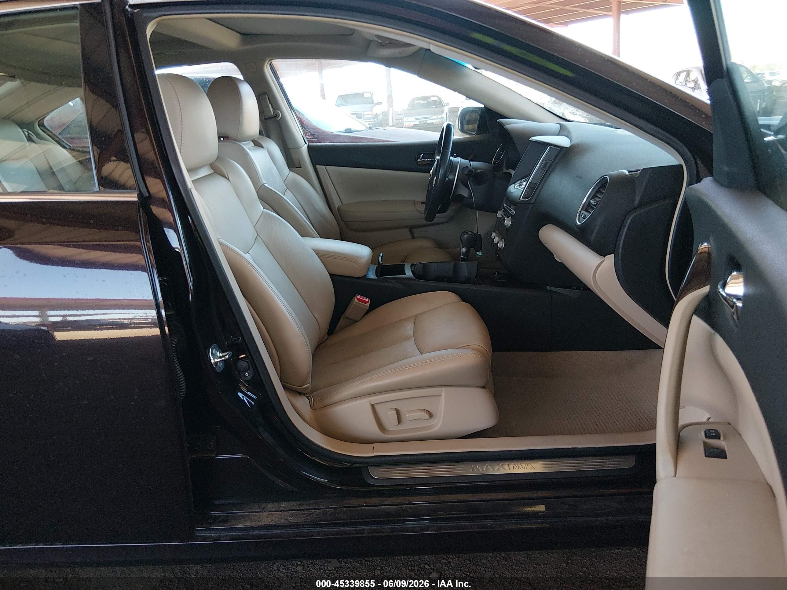 2013 Nissan Maxima 3.5 Sv Black vin: 1N4AA5AP4DC810204