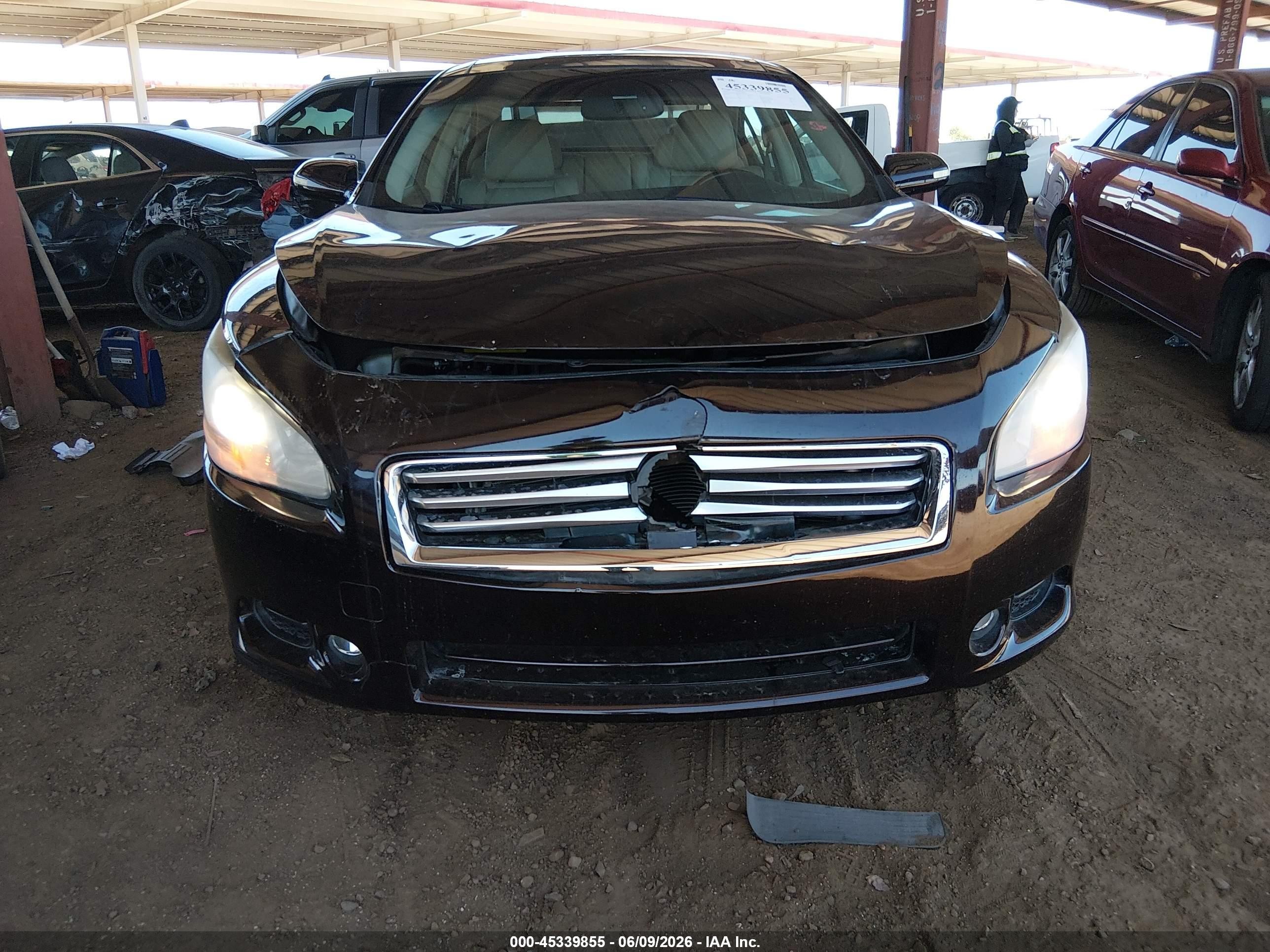 2013 Nissan Maxima 3.5 Sv Black vin: 1N4AA5AP4DC810204