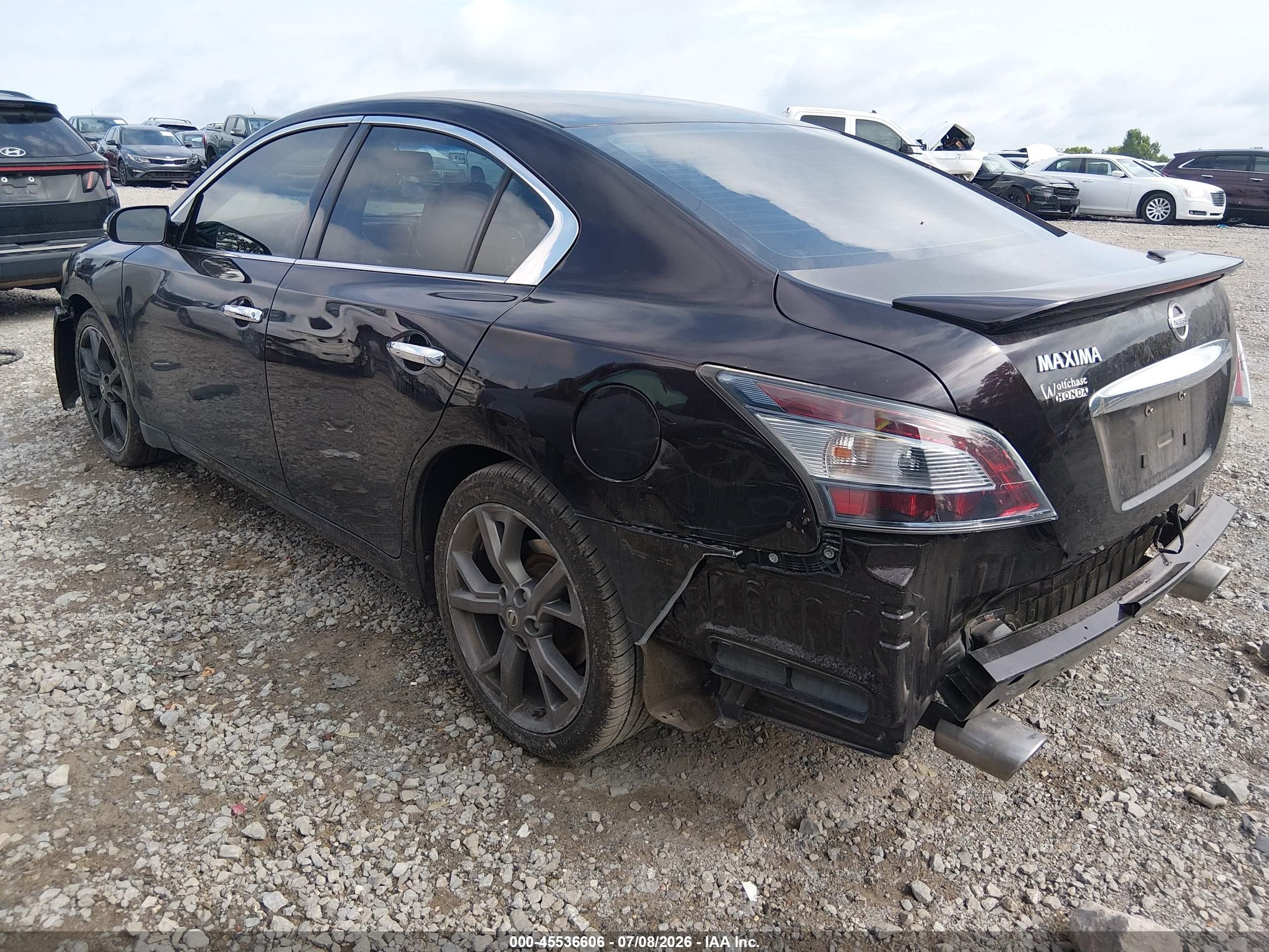 2013 Nissan Maxima 3.5 Sv Black vin: 1N4AA5AP4DC812373