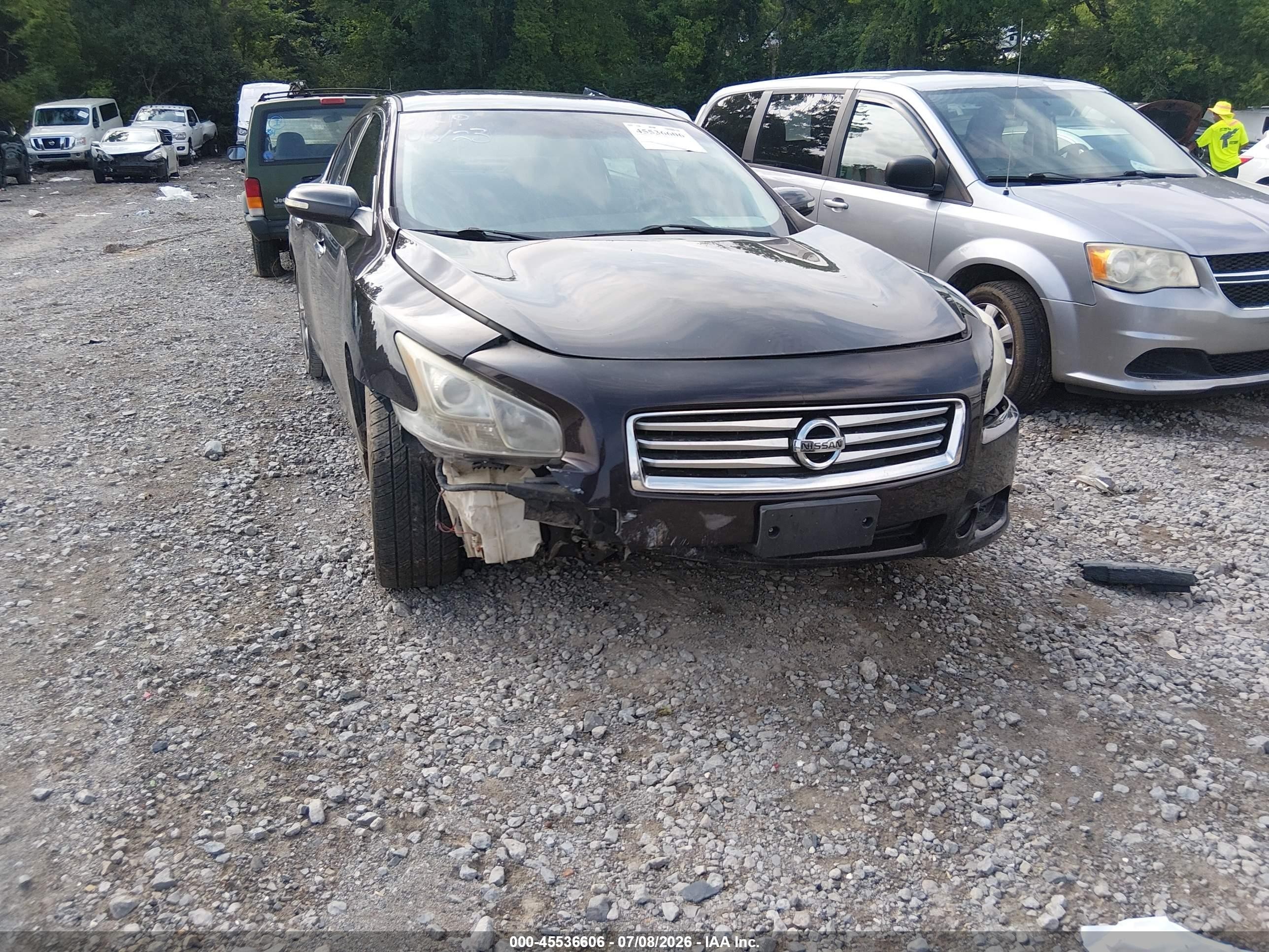 2013 Nissan Maxima 3.5 Sv Black vin: 1N4AA5AP4DC812373