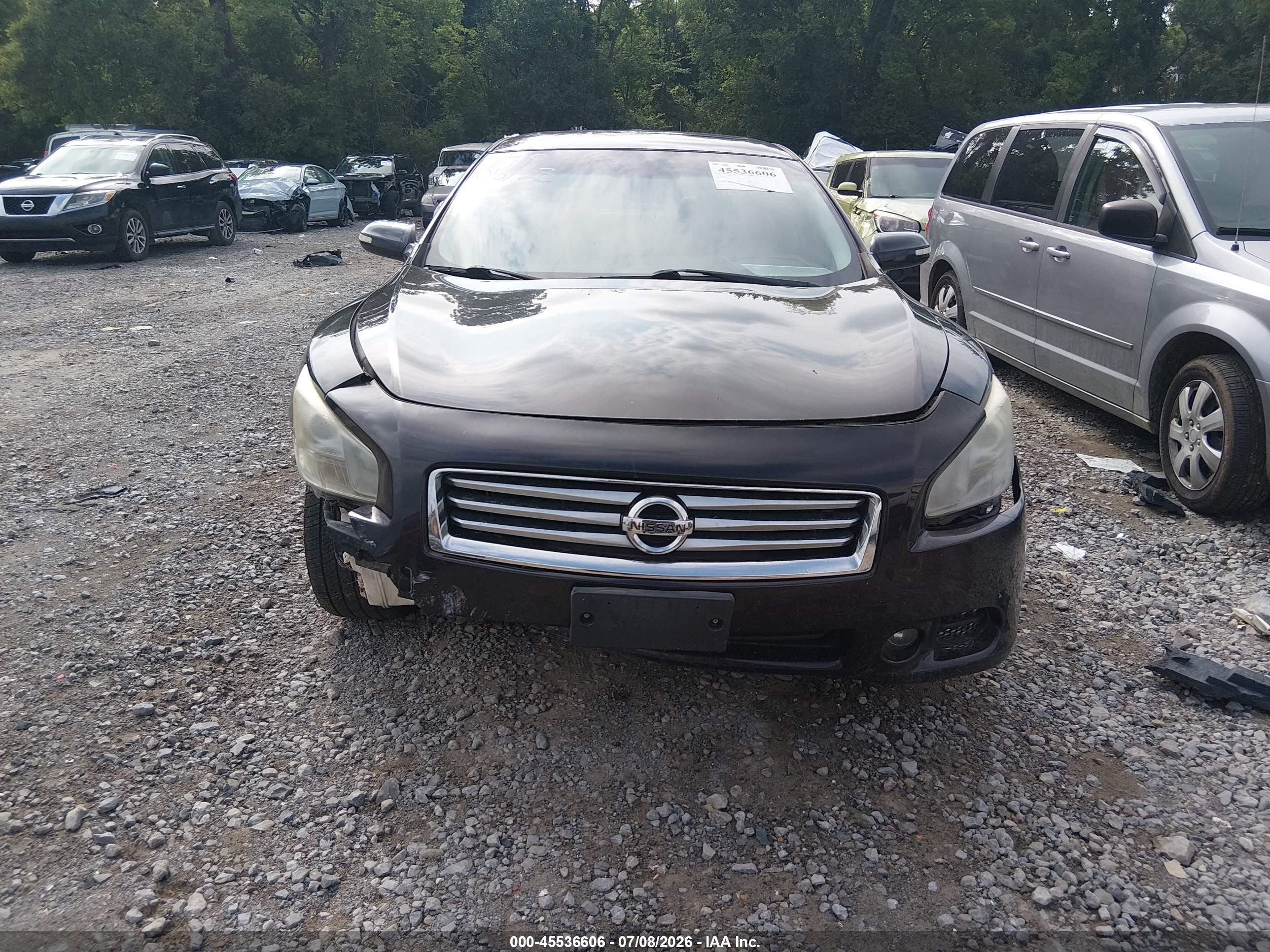 2013 Nissan Maxima 3.5 Sv Black vin: 1N4AA5AP4DC812373