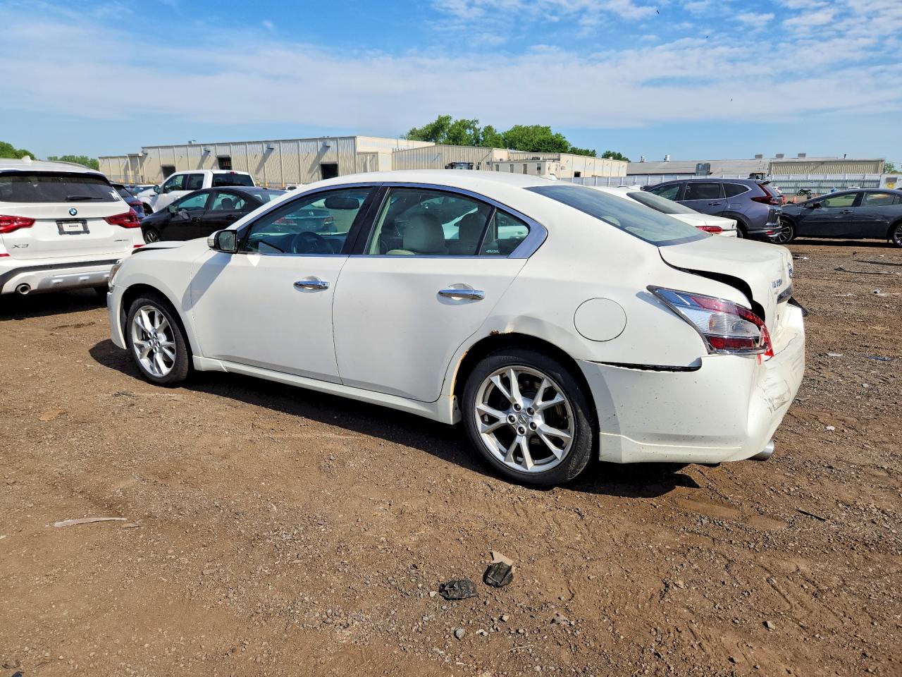 2013 Nissan Maxima 3.5 S White vin: 1N4AA5AP4DC812583