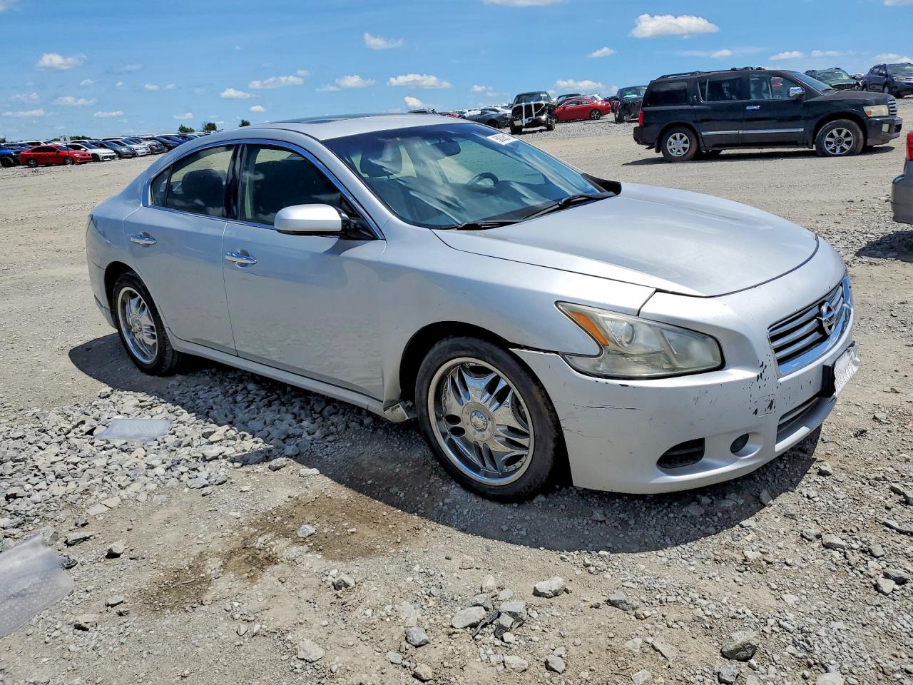2013 Nissan Maxima 3.5 S Silver vin: 1N4AA5AP4DC820392