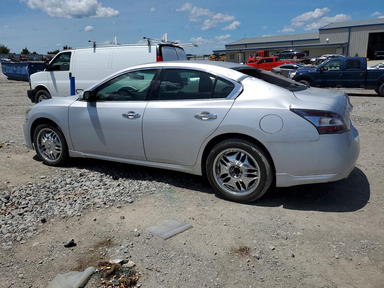 2013 Nissan Maxima 3.5 S Silver vin: 1N4AA5AP4DC820392