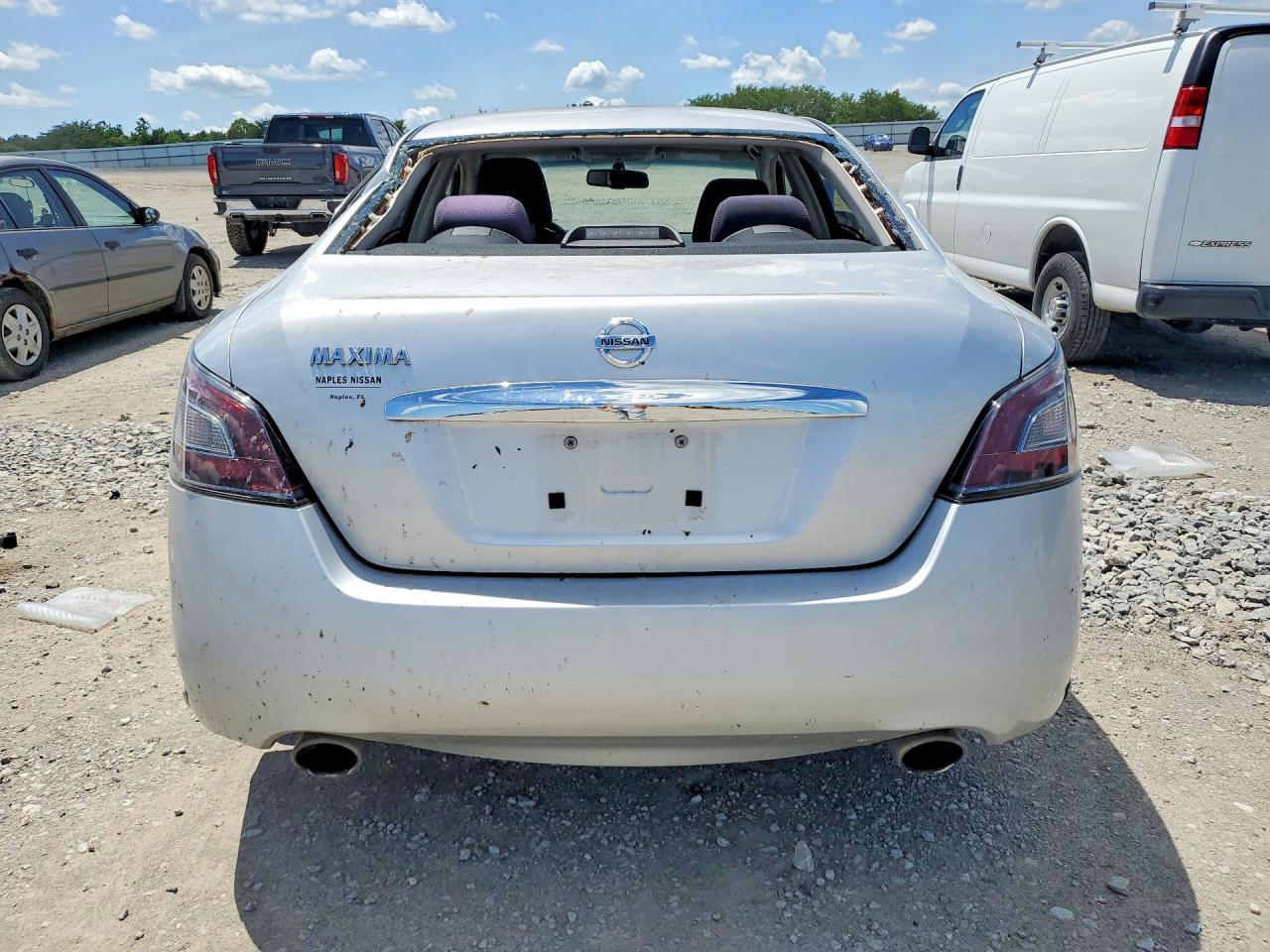 2013 Nissan Maxima 3.5 S Silver vin: 1N4AA5AP4DC820392