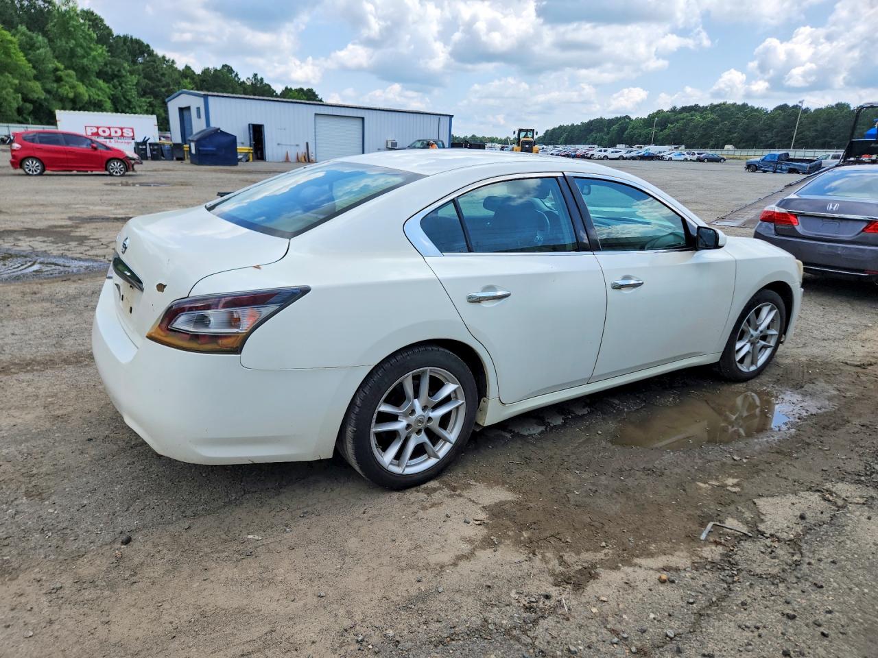 2013 Nissan Maxima 3.5 S White vin: 1N4AA5AP4DC826614