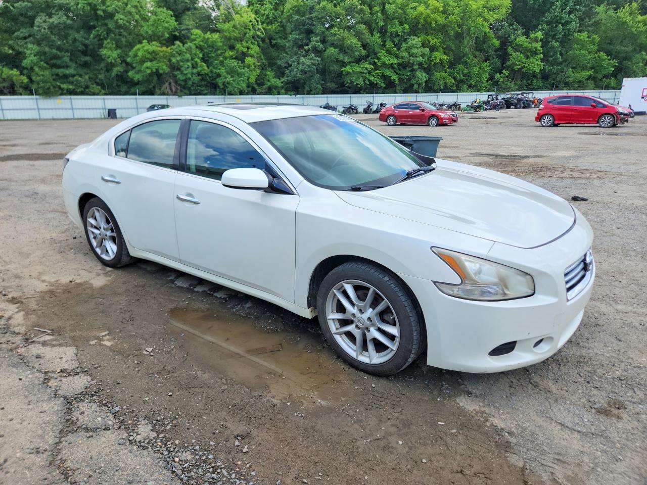 2013 Nissan Maxima 3.5 S White vin: 1N4AA5AP4DC826614