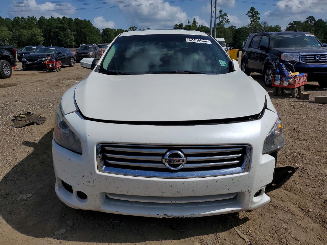2013 Nissan Maxima 3.5 S Белый vin: 1N4AA5AP4DC829755