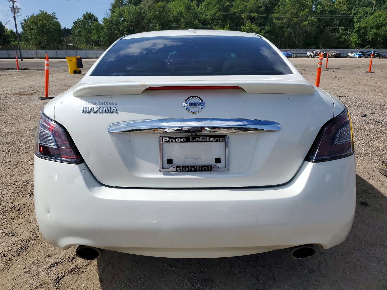 2013 Nissan Maxima 3.5 S Белый vin: 1N4AA5AP4DC829755