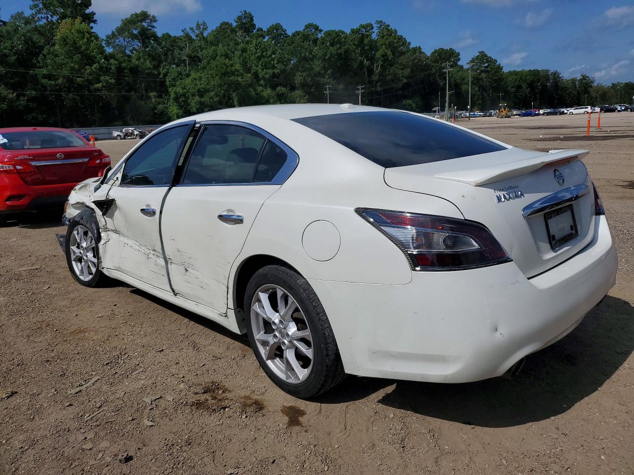 2013 Nissan Maxima 3.5 S Белый vin: 1N4AA5AP4DC829755