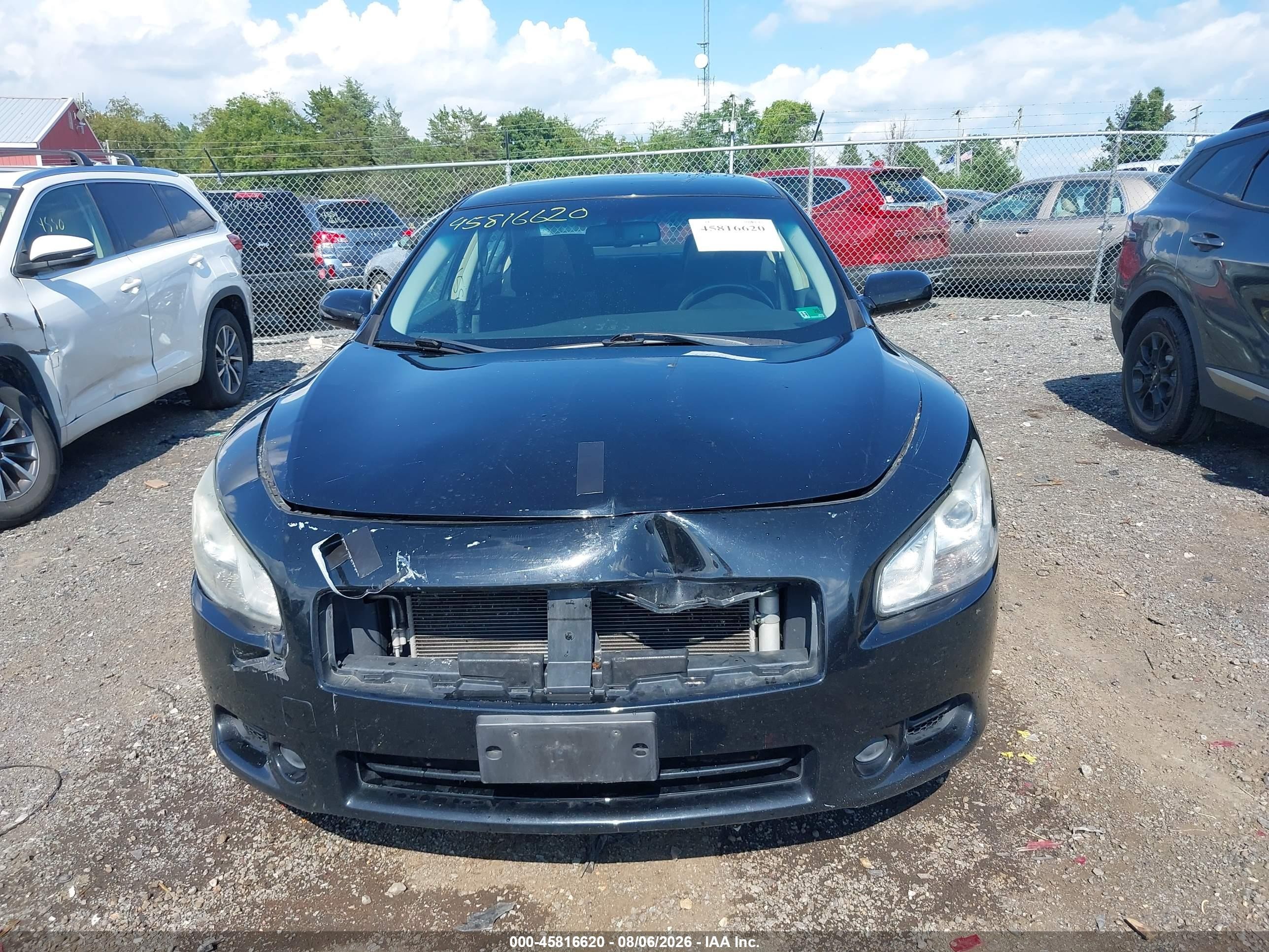 2013 Nissan Maxima 3.5 S Black vin: 1N4AA5AP4DC835085