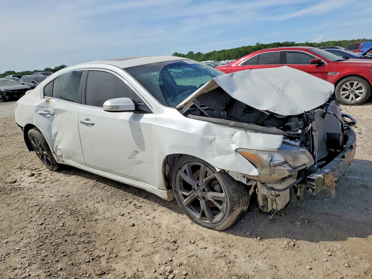 2013 Nissan Maxima 3.5 Sv White vin: 1N4AA5AP4DC841582