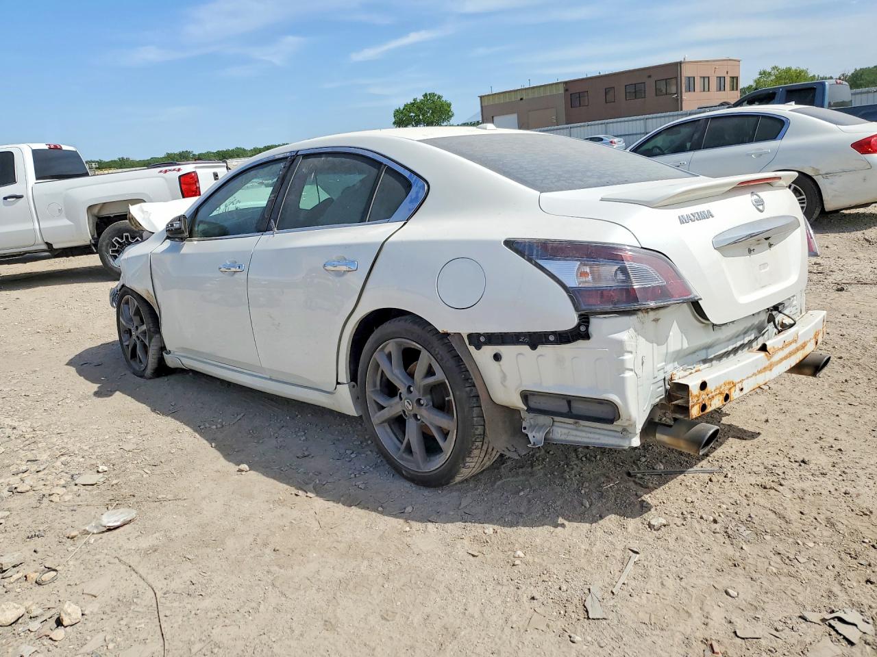 2013 Nissan Maxima 3.5 Sv White vin: 1N4AA5AP4DC841582