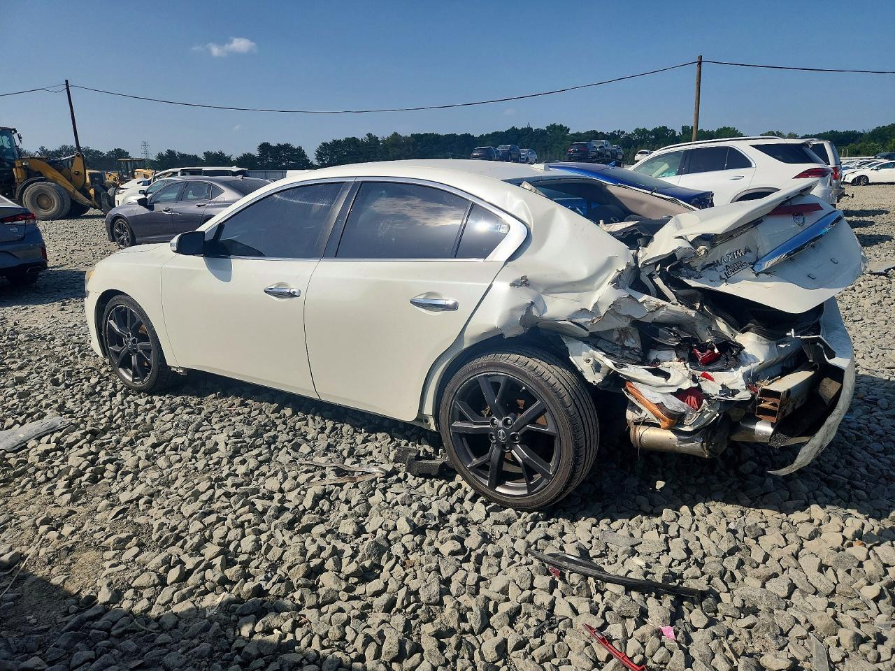 2013 Nissan Maxima 3.5 Sv Белый vin: 1N4AA5AP4DC842652