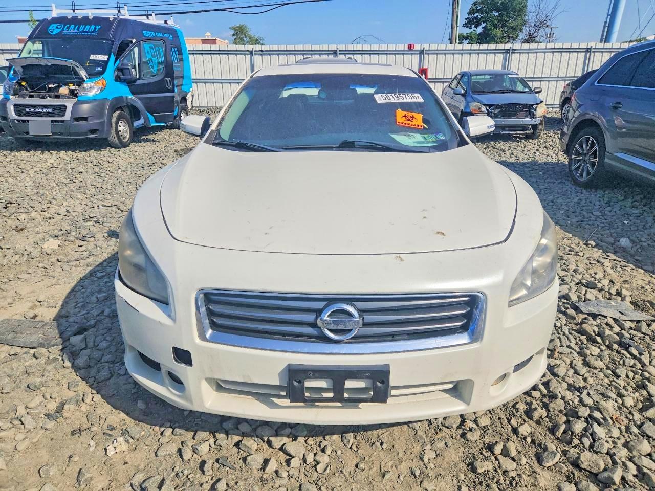 2013 Nissan Maxima 3.5 Sv Белый vin: 1N4AA5AP4DC842652