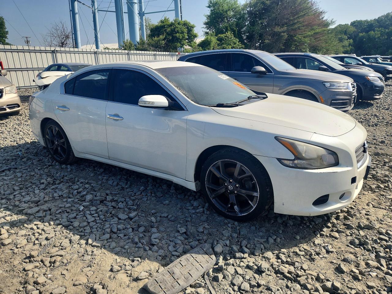 2013 Nissan Maxima 3.5 Sv Белый vin: 1N4AA5AP4DC842652