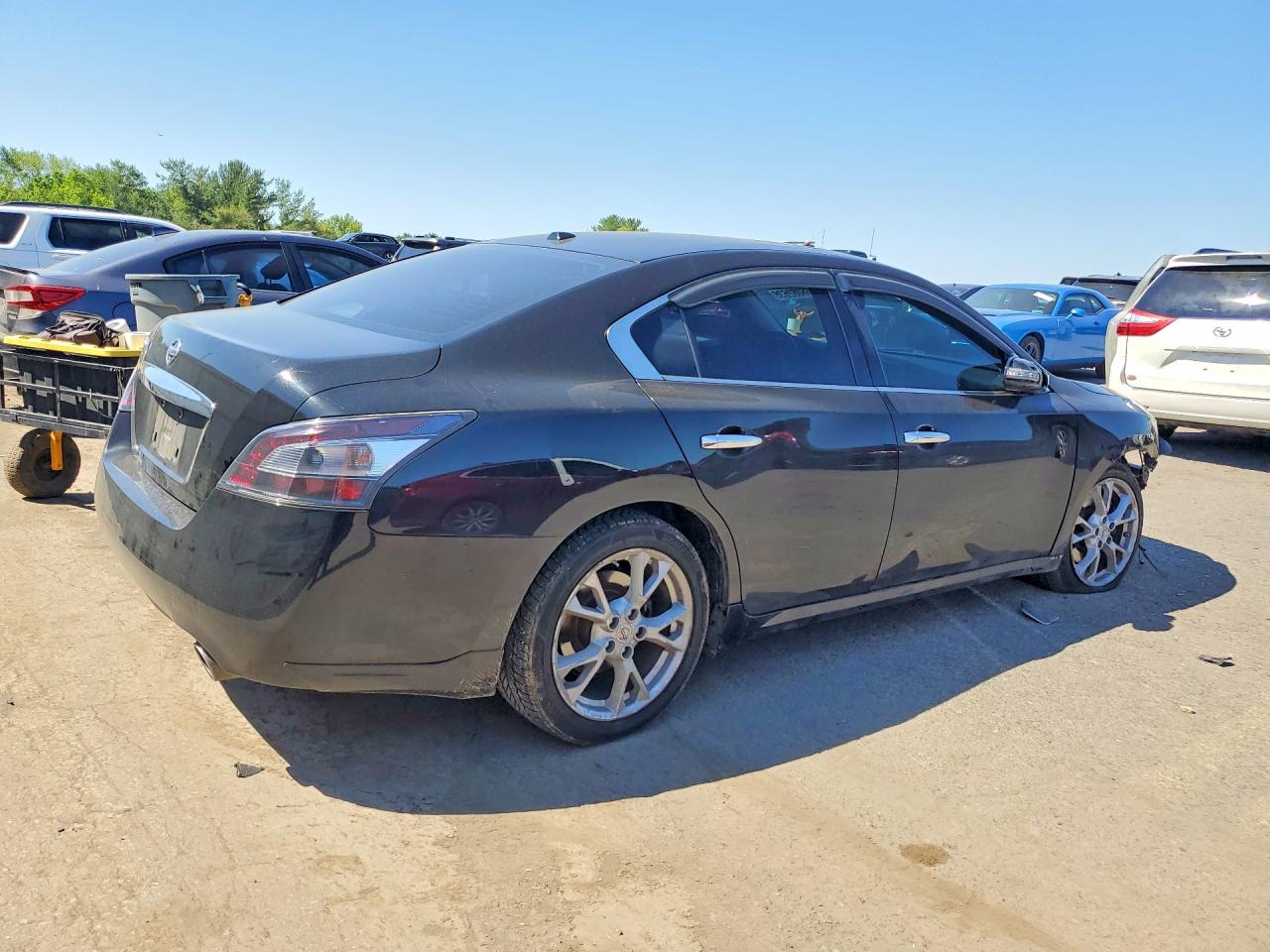 2013 Nissan Maxima 3.5 S Black vin: 1N4AA5AP4DC845485