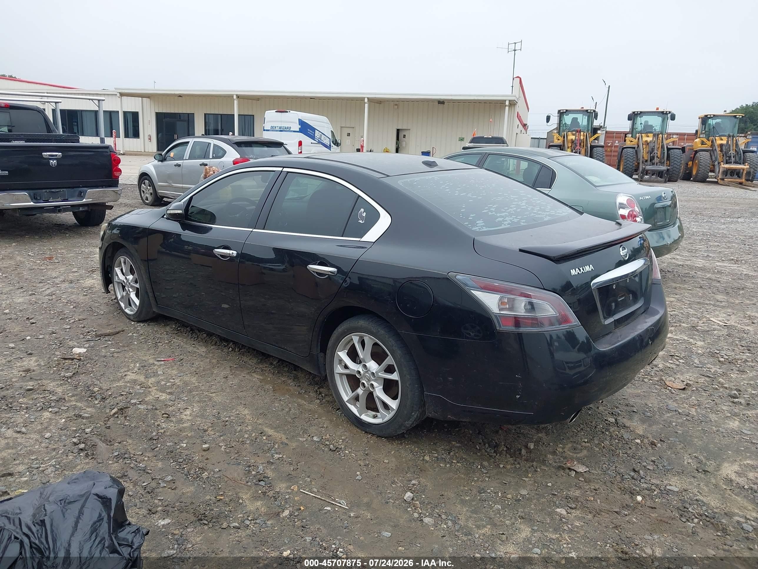 2013 Nissan Maxima 3.5 Sv Black vin: 1N4AA5AP4DC846393