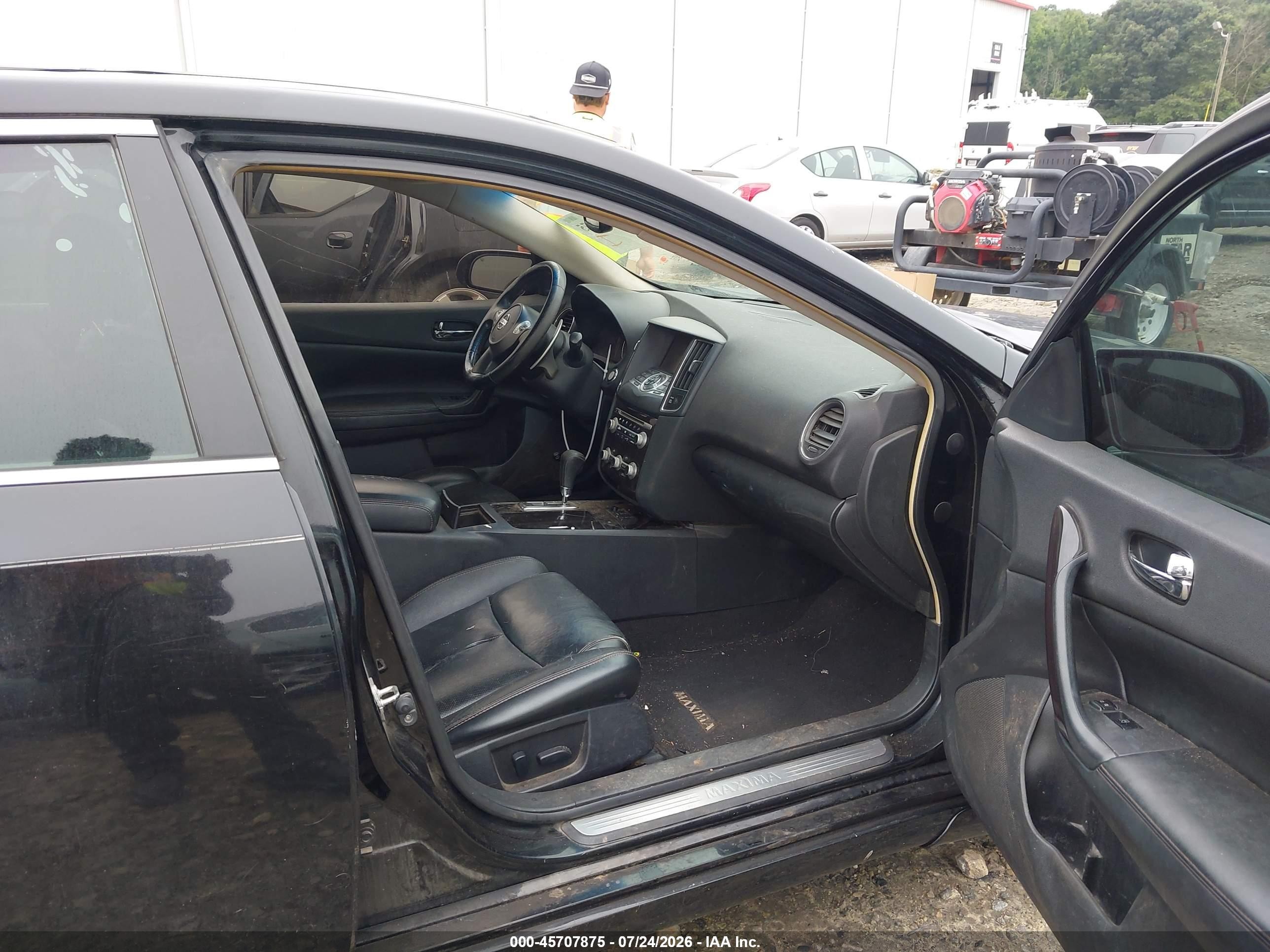 2013 Nissan Maxima 3.5 Sv Black vin: 1N4AA5AP4DC846393