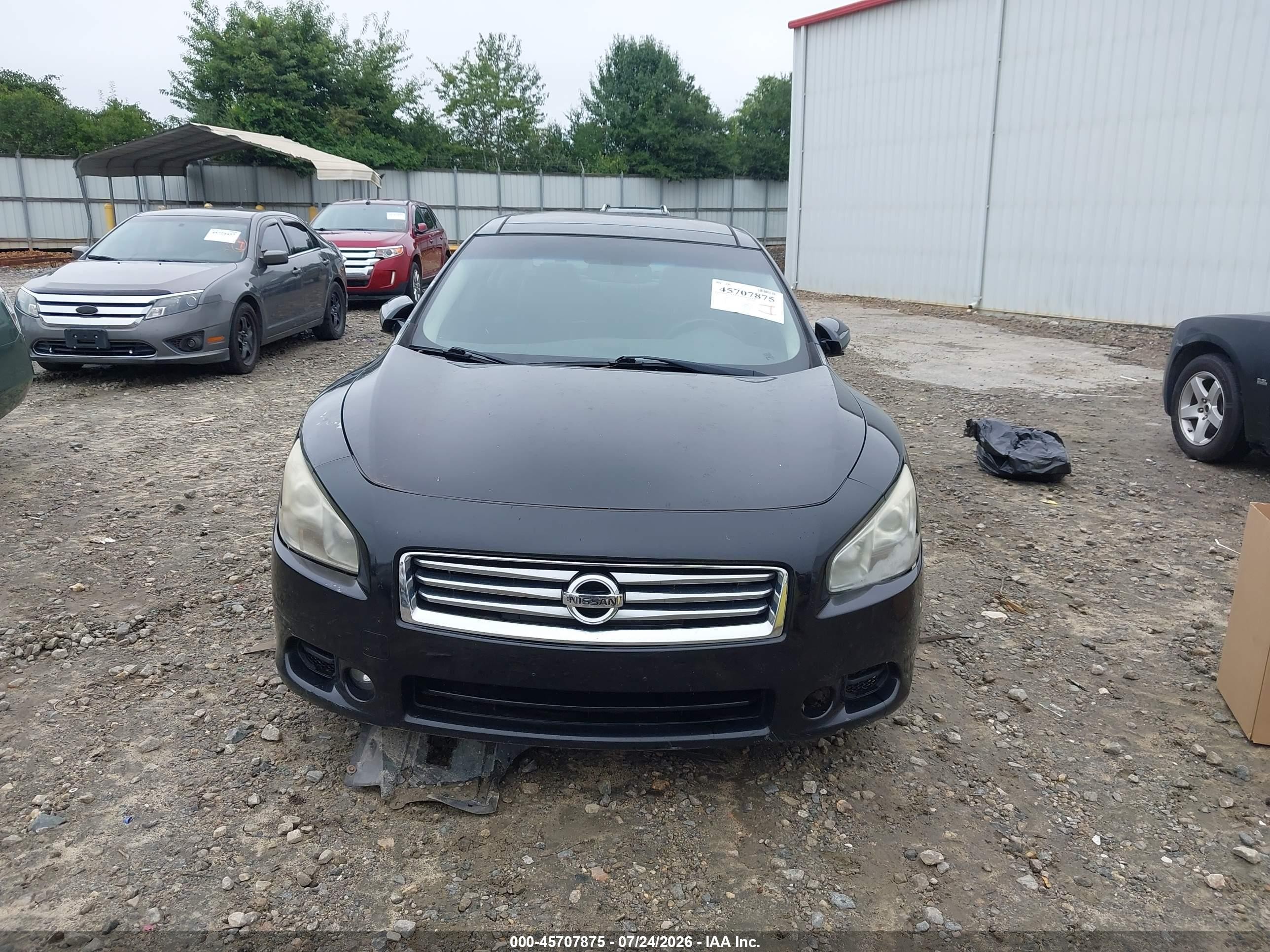 2013 Nissan Maxima 3.5 Sv Black vin: 1N4AA5AP4DC846393