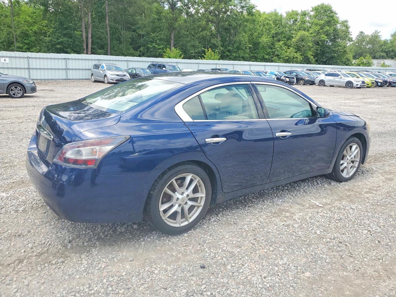 2014 Nissan Maxima 3.5 S Blue vin: 1N4AA5AP4EC435075