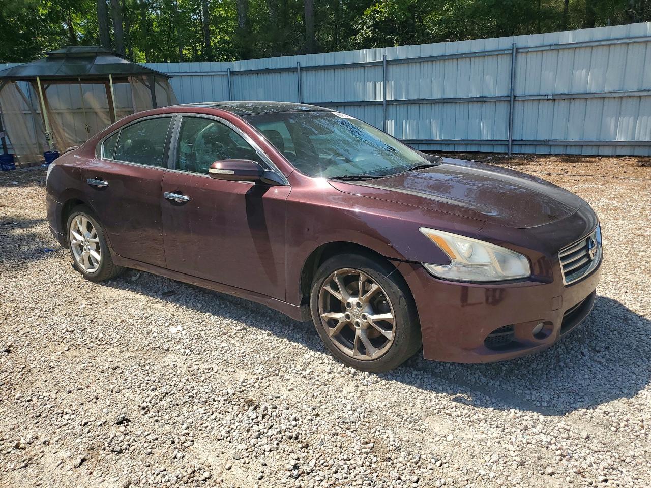 2014 Nissan Maxima 3.5 Sv Maroon vin: 1N4AA5AP4EC436212