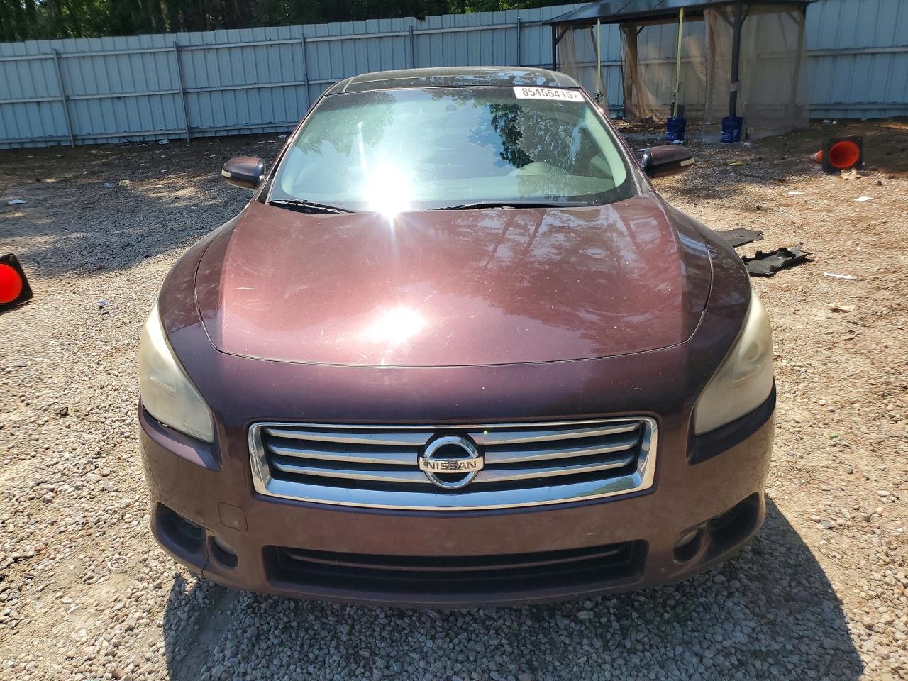 2014 Nissan Maxima 3.5 Sv Maroon vin: 1N4AA5AP4EC436212