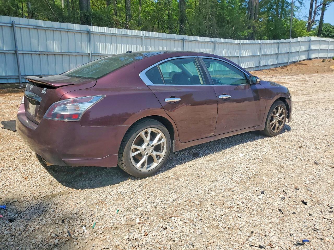 2014 Nissan Maxima 3.5 Sv Maroon vin: 1N4AA5AP4EC436212